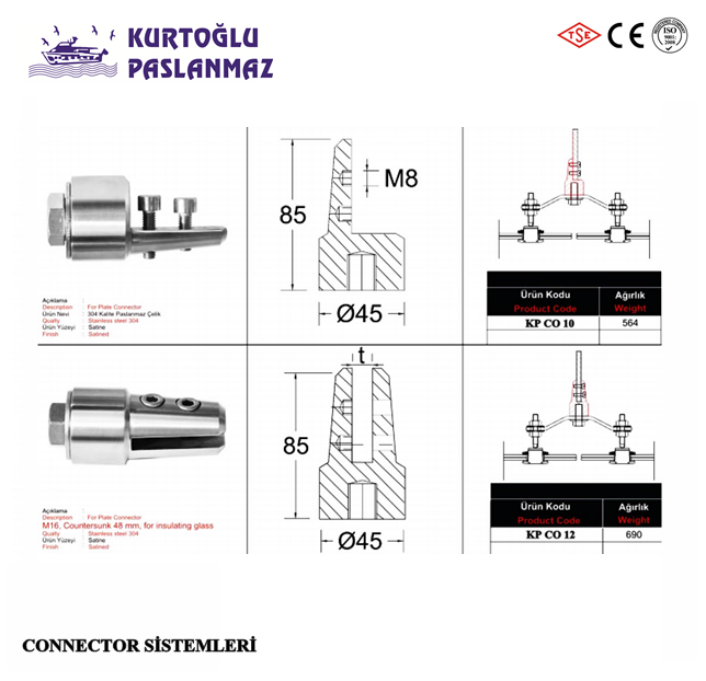 Lama Ayak Konnektörü